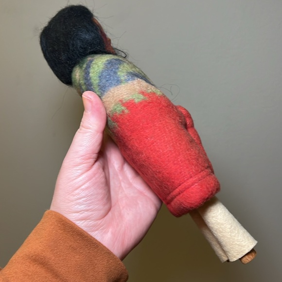 Vintage Skookum Bully Good Indian Doll Side Glance Eyes - Picture 5 of 10